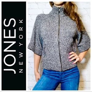 Jones New York Modern Turtleneck Sweater Coat